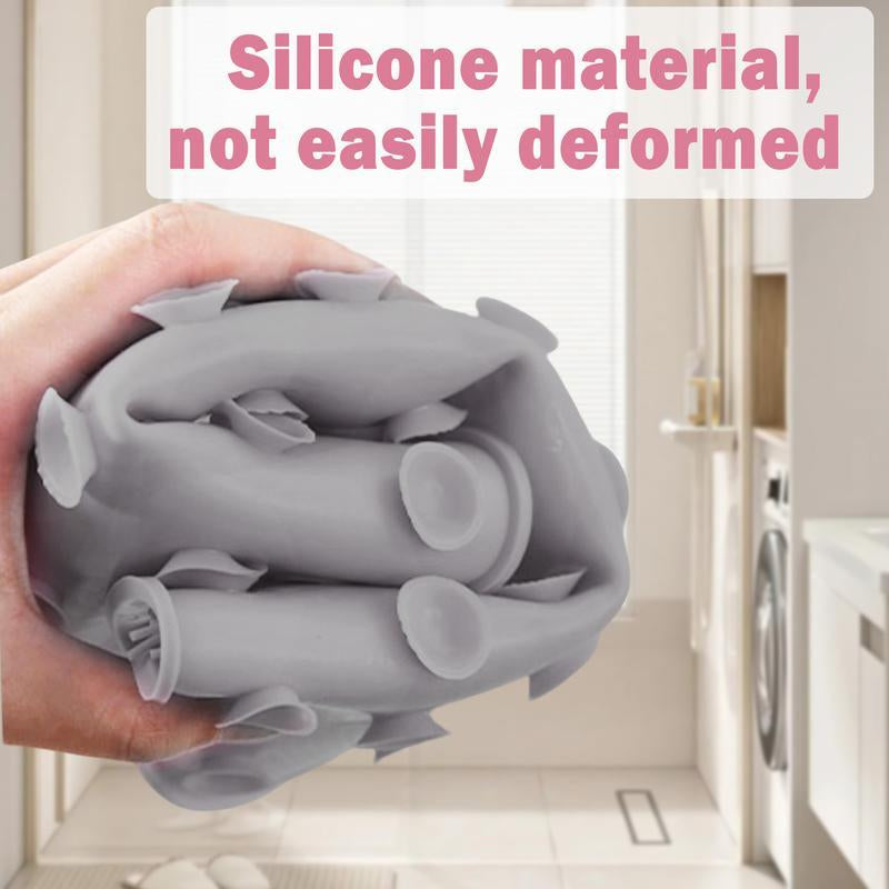 Back to School Shop Natural Sponge Accessories, Practical, Silicone Shower Foot Cleaning Mat with Wall Mounted Suction Cups, Back and Foot Cleaning Mat, Bathroom Bath Products