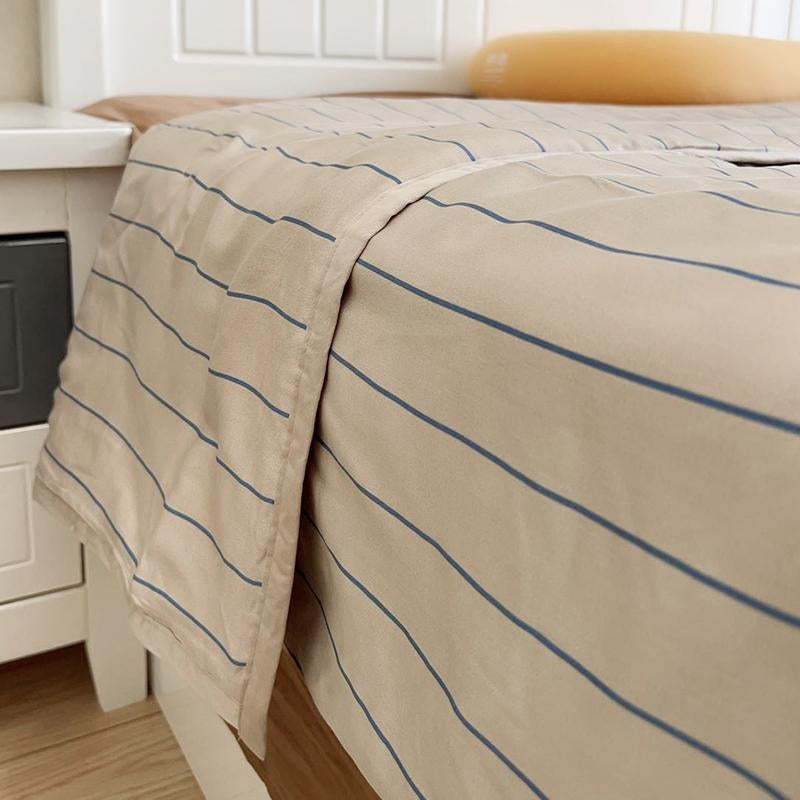 【Summer Gifts】Tencel Lyocell Summer Blanket - Washable Lightweight Summer Duvet, Hypoallergenic Class a Bedding, Thermal Regulating Eco-Friendly Duvet Insert (All Season)