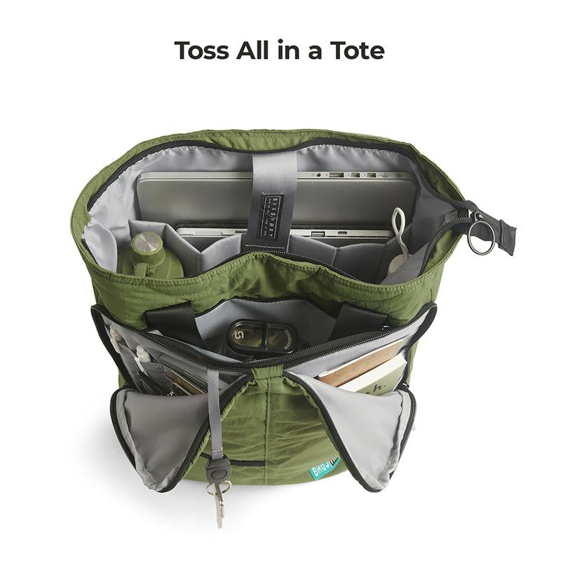 【NEW IN】BAGSMART 20L Ultra-Light Convertible Tote Backpack, 15.6" Laptop Compartment, 40Oz Cup Holder & Hidden Straps – Stylish & Functional for Work/Travel Tiktokshopbacktoschool