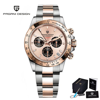 2025 New Men'S Watches Quartz Business Watch Mens Watches Top Brand Luxury Watch Men Chronograph VK63 Reloj Hombre