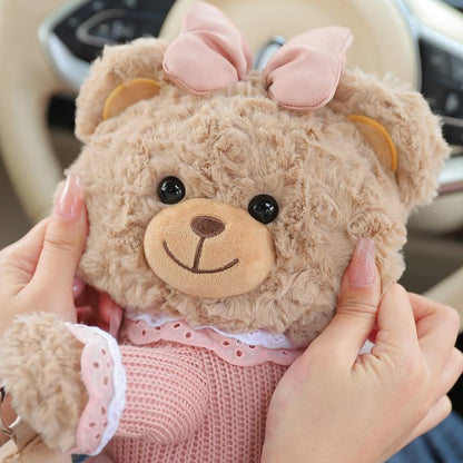Cute Car Paper Towel Holder, Hanging Car Tissue Box, High-End Feel, Practical Car Accessory, Essential Item for Vehicles