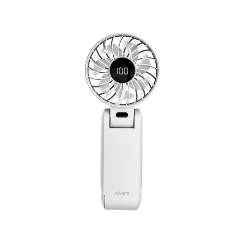 ZARIMI Portable Handheld Turbo Fan, 5 Gear Wind, Battery Operated, up to 12 Working Hours, 5 in 1 Hand Fan with Air Turbo Tech Cooling Fan for Outdoor Activities, Travel, Beach