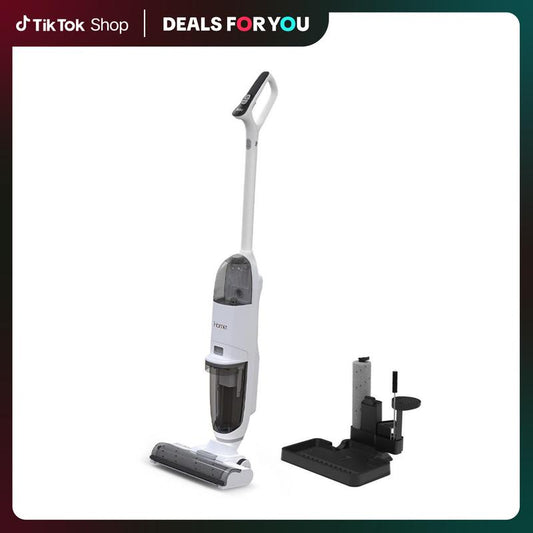 Ihome Wetvac Cordless Vacuum + Mop with 45 Minute Runtime, Self Cleaning + Charging Base, Multi Surface Hard Floor Cleaner Durable Portable Multifunction Household Items