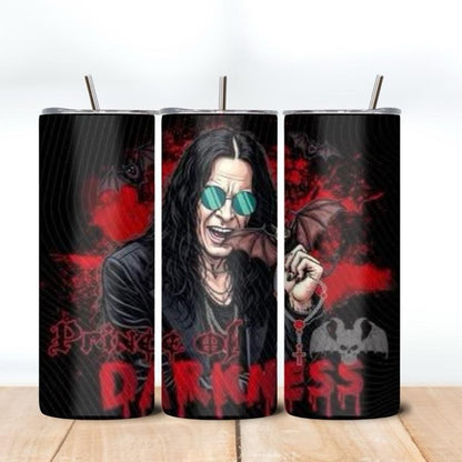 Ozzy Inspired Tumblers - Unique Design with Train Illustration Ozzy Tumblers Drinkware Washable Reusable Portable Flasks Mug Bottled Water Bottles