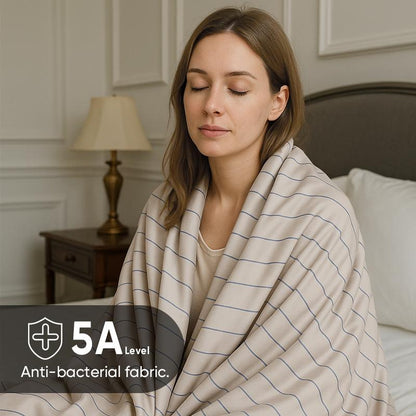 【Summer Gifts】Tencel Lyocell Summer Blanket - Washable Lightweight Summer Duvet, Hypoallergenic Class a Bedding, Thermal Regulating Eco-Friendly Duvet Insert (All Season)